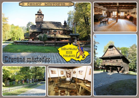 735 drevene mestecko
